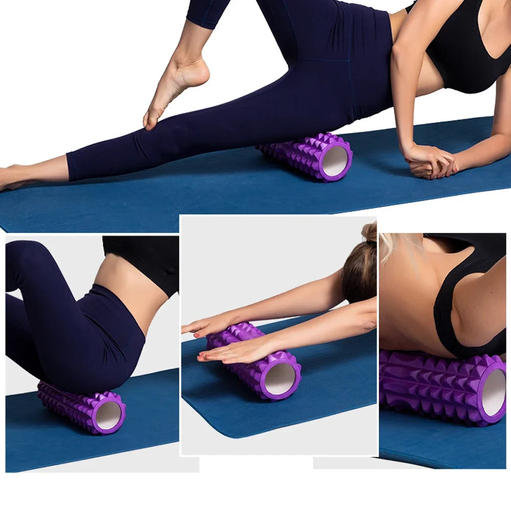 Foam Massage Roller, Sports Physiotherapy and Rehabilitation, Hollow Yoga Cylinder, Fitness Equipment for Muscle Massage, Roller, 1 Piece